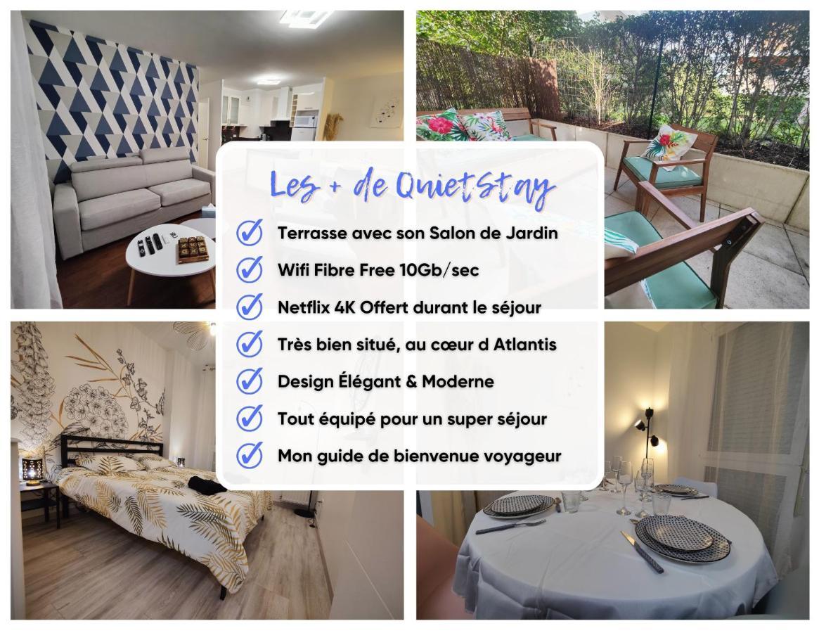 Quietstay 20' Paris, Connected Home Avec Terrasse Massy  Exteriér fotografie
